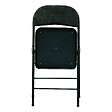 5 FIVE SIMPLY SMART - Chaise pliante avec assise renforcée velours Flexy+ vert - vignette