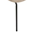 ATMOSPHERA - Chaise Neora en Tissu Beige L58xl46xH82 cm - vignette