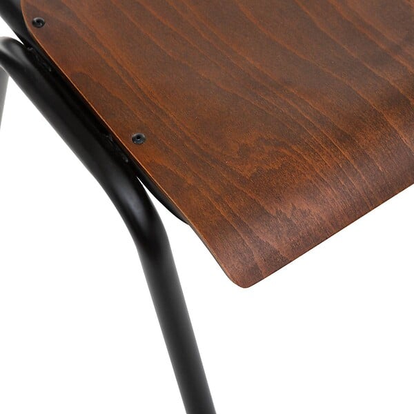 ATMOSPHERA - Chaise d'écolier "Kiel" bois marron - large