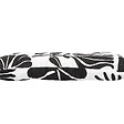 ATMOSPHERA - Galette de chaise "Twisted lime" coton noir & blanc 38x38cm - vignette