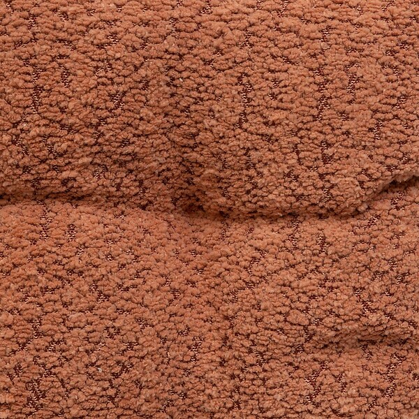 ATMOSPHERA - Galette de chaise Soana bouclette terracotta 38x38cm - large