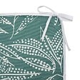 ATMOSPHERA - Galette de chaise Tropical 39x39cm imprimée vert foncé - vignette
