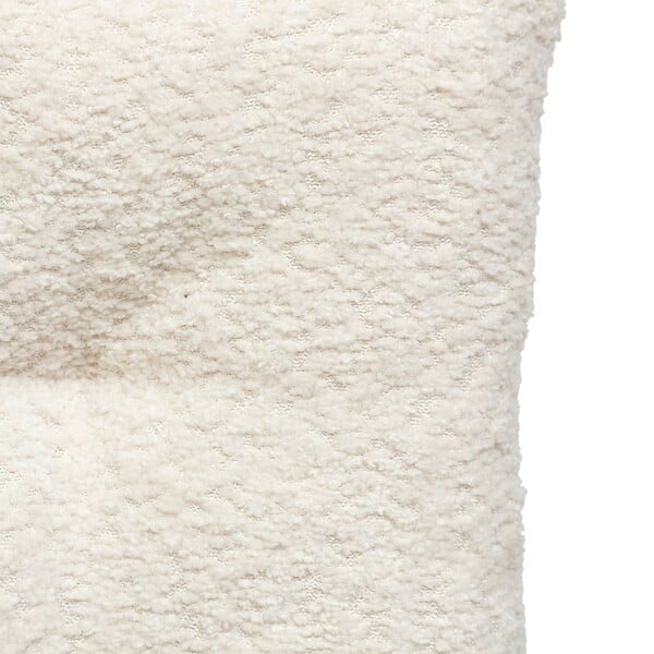 ATMOSPHERA - Galette de chaise Soana bouclette blanc ivoire 38x38cm - large
