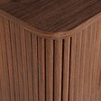 ATMOSPHERA - Meuble bas 4 portes 2 étagères Wany marron 140x40cm - vignette