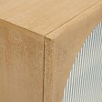 ATMOSPHERA - Meuble bas 2 portes 3 étagères Lousada beige 160x40cm - vignette