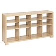 5 FIVE SIMPLY SMART - Buffet "Bivoak" étagères modulable 137x76cm effet bois - vignette