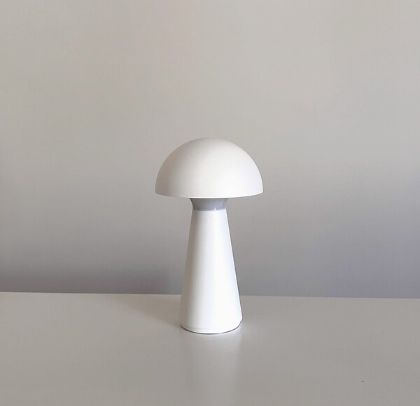 BRILONER - Lampe nomade LED Fungo - Blanc - Rechargeable USB-C - large