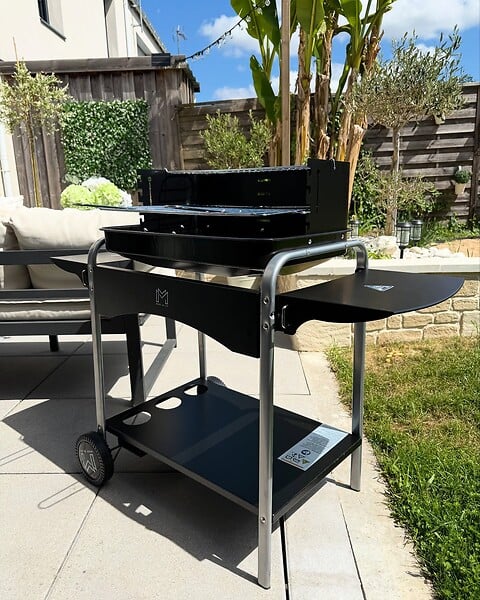 MODE DE VIE - Barbecue rectangulaire charbon de bois Oceanos - large