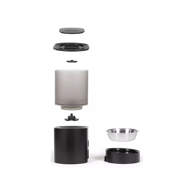 LIVOO - Distributeur De Croquettes Automatique 5w Noir - PET106 - large