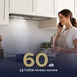 CIARRA - CIARRA Groupe Filtrant 52cm Hotte Encastrable 300m3/h 3 Vitesses Evacuation ou Recyclage CBCB5937A - vignette