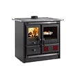 NORDICA - Cuisinière à Bois 9.5kw Noir Anthracite - ROSAL.16ACIER - vignette