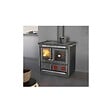 NORDICA - Cuisinière à Bois 9.5kw Noir Anthracite - ROSAL.16ACIER - vignette