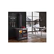NORDICA - Cuisinière à Bois 9.5kw Noir Anthracite - ROSAL.16ACIER - vignette