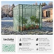 TECTAKE - Serre en plastique et acier résistante aux intempéries et aux UV 200 x 77 x 170 cm vert - vignette