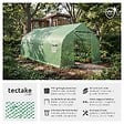 TECTAKE - Serre tunnel 18 m² 600x300x205cm vert - vignette