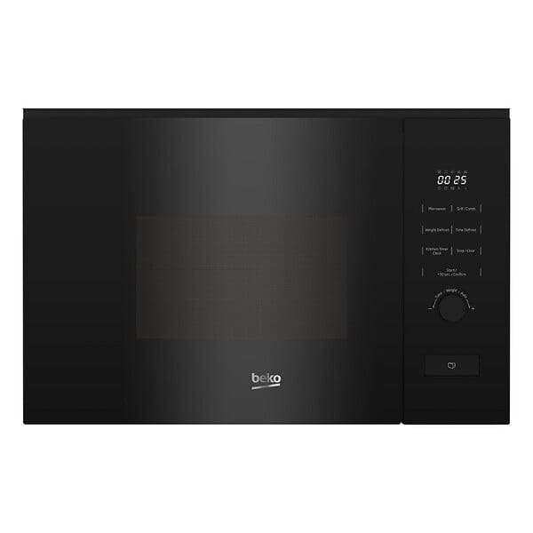 BEKO - Beko Four micro-ondes et gril encastrable 20L, 800W. Sécurité enfant, 8 programmes de cuisson automatiques, noir (BMGB20212B) - large