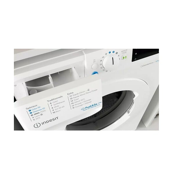 INDESIT - Lave-linge Frontal 9kg 1200tours/min - BWE91296XWVFR - large