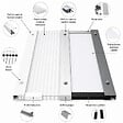 MCCOVER - Profilé obturation pour plaque polycarbonate alvéolaire épaisseur 32 mm Alu, L.1,25 m - vignette