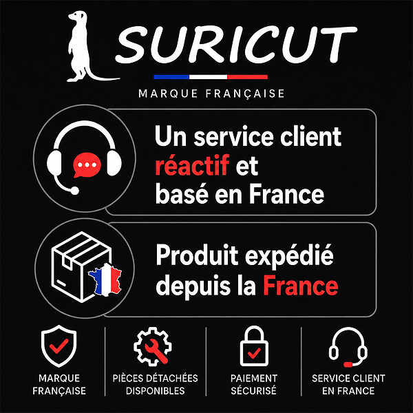 SURICUT - Couteaux de rechange pour mèche de tarière Ø 150 mm - large