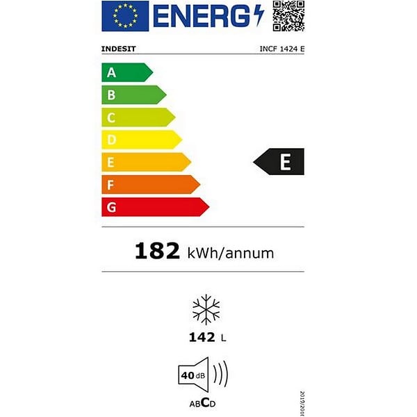 INDESIT - Congélateur Coffre 70cm 142l - INCF1424E - large