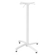 OVIALA - Pied pour table avec système inclinable 108cm en aluminium blanc Klipo - Klipo - vignette