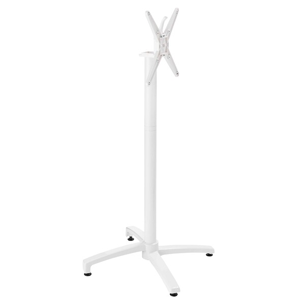 OVIALA - Pied pour table avec système inclinable 108cm en aluminium blanc Klipo - Klipo - large