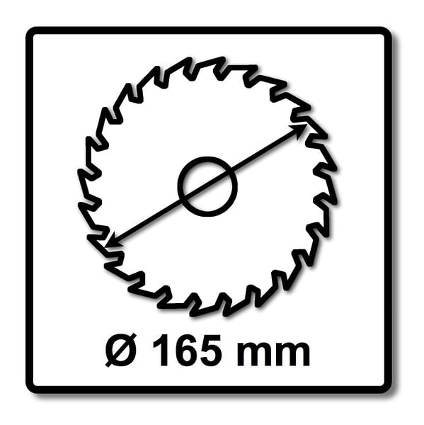 MAKITA - Lames carbure "EFFICUT" pour Bois, pour scies circulaires à batterie MAKITA - large