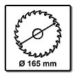 MAKITA - Lames carbure "EFFICUT" pour Bois, pour scies circulaires à batterie MAKITA - vignette