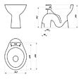 GODART - Cuvette WC à alimentation indépendante sortie verticale Atlas - vignette
