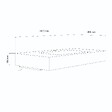 KIAMAMI VALENTINA - Lavabo 80 Cm Blanc Mat En Résine Avec Supports Muraux | Manchester - vignette