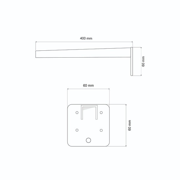 KIAMAMI VALENTINA - Lavabo 80 Cm Blanc Mat En Résine Avec Supports Muraux | Manchester - large