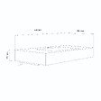 KIAMAMI VALENTINA - Lavabo 80 Cm Gris Mat En Résine Avec Supports Muraux | Manchester - vignette