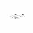KIAMAMI VALENTINA - Meuble De Salle De Bain Suspendu 100 Cm Blanc Mat Rainuré Avec Lavabo En Résine Gris | Hollywood - vignette