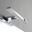 KIAMAMI VALENTINA - Meuble De Salle De Bain Suspendu 60Cm Avec Plateau Effet Béton, Miroir Et Lampe | Berlin - vignette