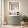 KIAMAMI VALENTINA - Meuble Salle De Bain Suspendu 70 Cm Vert Sauge Avec Lavabo | Los Angeles - vignette