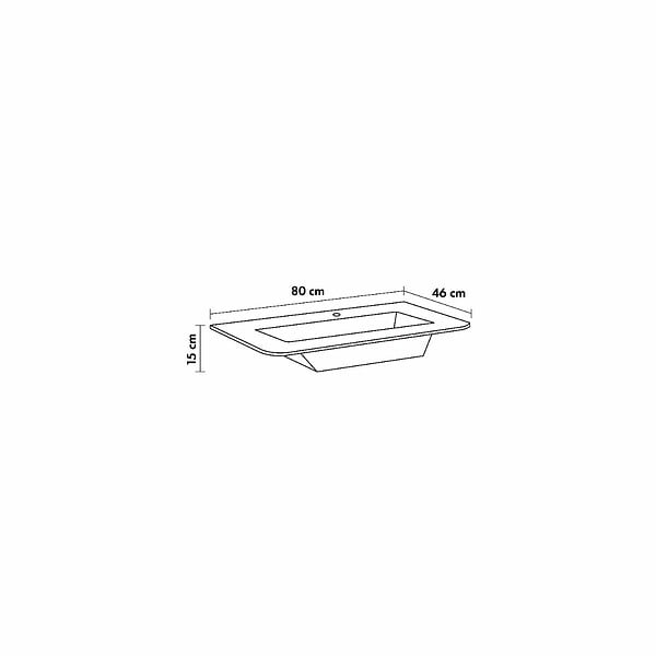 KIAMAMI VALENTINA - Meuble De Salle De Bain Suspendu 80Cm Finition Cannage Tabac Moderne | Hollywood - large