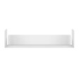 ID MARKET - Lot de 4 étagères 60x15 cm pour livres METRA blanches - vignette