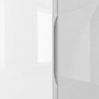KIAMAMI VALENTINA - Colonne De Salle De Bain Suspendue Blanc Brillant Moderne Gain De Place Porte Courbe | Los Angeles - vignette