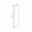 KIAMAMI VALENTINA - Colonne De Salle De Bain Blanche Mate Compacte Moderne H 139 Cm | Hollywood - vignette