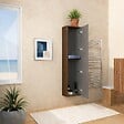 KIAMAMI VALENTINA - Colonne De Salle De Bain Tabac Moderne Gain De Place 139 Cm Avec Porte Unique | Hollywood - vignette