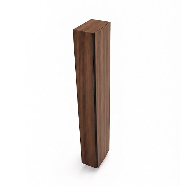 KIAMAMI VALENTINA - Colonne De Salle De Bain Tabac Moderne Gain De Place 139 Cm Avec Porte Unique | Hollywood - large