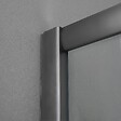 KIAMAMI VALENTINA - Cabine De Douche 80X120x190 Cm Profils Gun Metal Verre Transparent | City - vignette