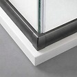 KIAMAMI VALENTINA - Cabine De Douche Carrée 70X70 Cm Profils Gun Metal Verre Transparent | City - vignette