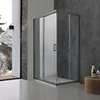 KIAMAMI VALENTINA - Cabine De Douche 70X100x190 Cm Profils Canon De Fusil Verre Transparent | City - vignette