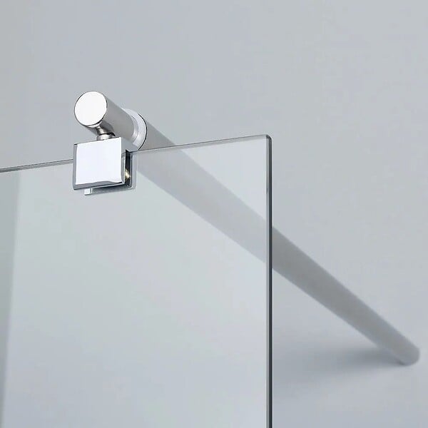 KIAMAMI VALENTINA - Paroi Walk-In De Douche 120X190 Cm En Verre Trempé Transparent - large