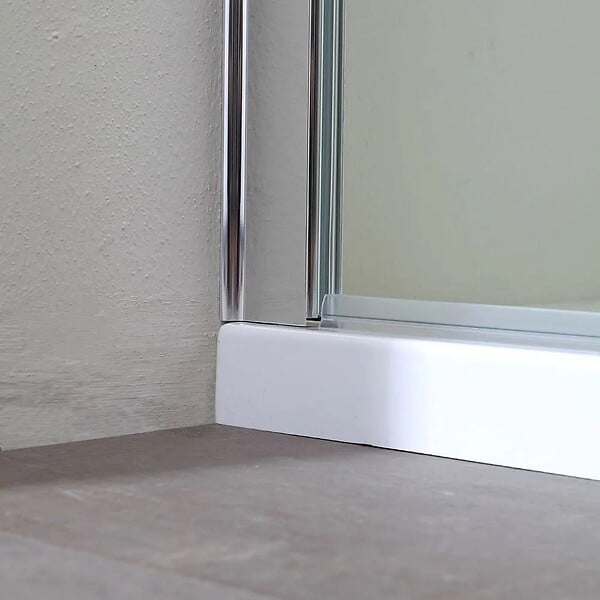 KIAMAMI VALENTINA - Paroi Walk-In De Douche 120X190 Cm En Verre Trempé Transparent - large