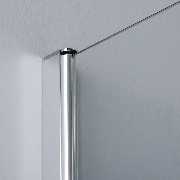 KIAMAMI VALENTINA - Paroi Walk-In De Douche 120X190 Cm En Verre Trempé Transparent - large