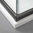KIAMAMI VALENTINA - Cabine De Douche Carrée 90X90 Cm Profils Gun Metal Et Verre Transparent | City - vignette