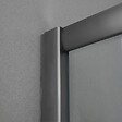 KIAMAMI VALENTINA - Cabine De Douche Carrée 90X90 Cm Profils Gun Metal Et Verre Transparent | City - vignette