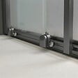 KIAMAMI VALENTINA - Porte De Douche Coulissante Pour Niche 120 Cm Verre Transparent Gris Canon De Fusil | City - vignette